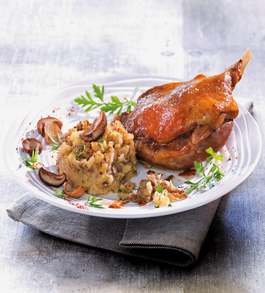 Confit de canard cuisiné