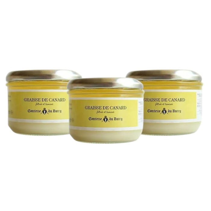 Lot de 3 - Graisse de canard filtrée et tamisée 190g main product photo
