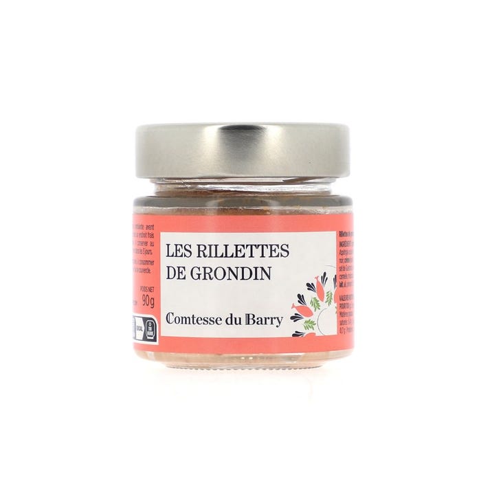 Rillettes de grondin 90g main product photo
