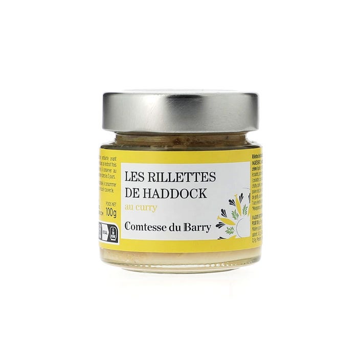 Rillettes de haddock au curry 100g main product photo