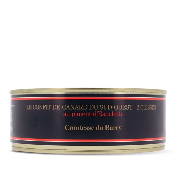 Confit de canard du Sud-Ouest au piment d'Espelette - 2 cuisses main product photo