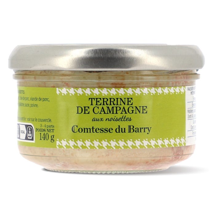 Terrine de campagne aux noisettes main product photo