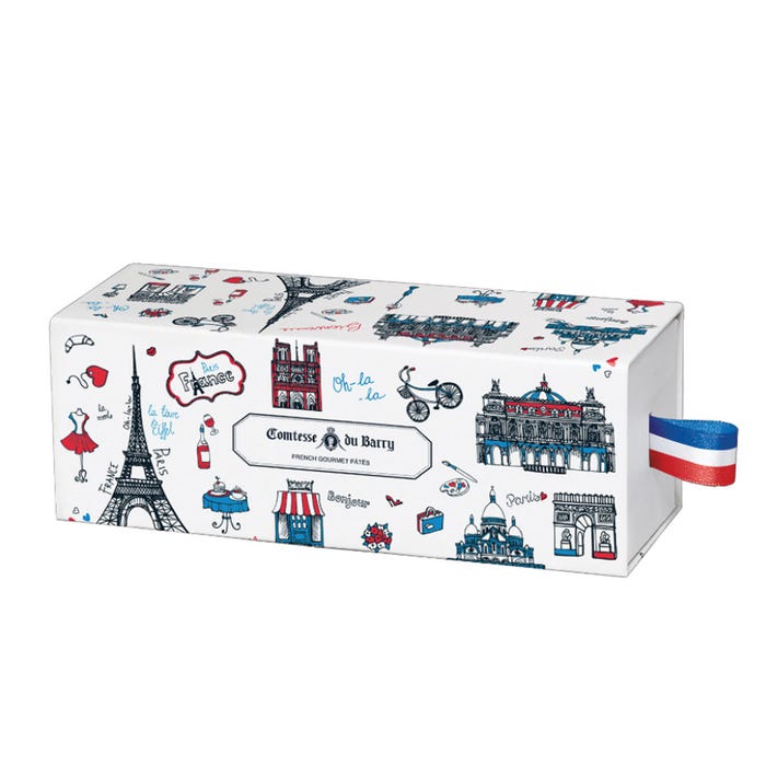 Coffret gourmand de 4 spécialités au foies gras main product photo