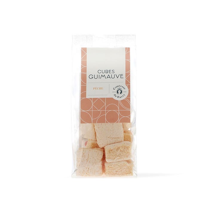 Cube de guimauve à la pêche 80g main product photo