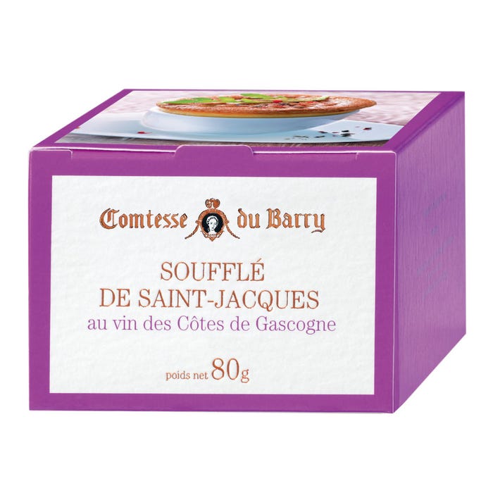 Soufflé de Saint-Jacques au vin des Côtes de Gascogne main product photo