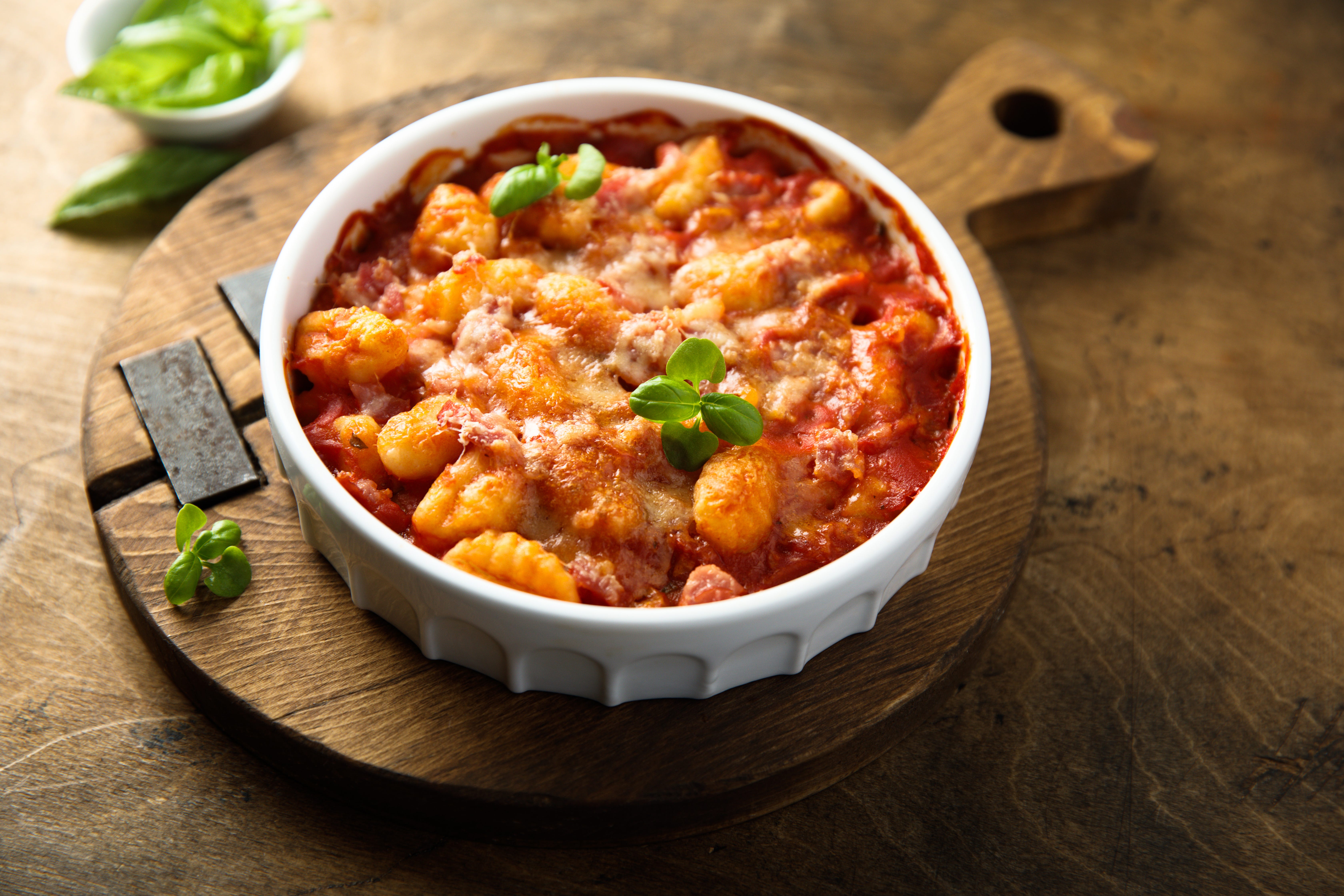 Gnocchis à la Sauce Tomate & Viande de Canard